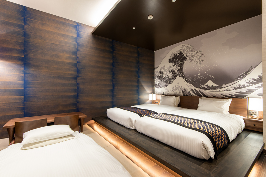 デラックスツインー3名利用（神奈川沖浪裏）