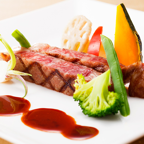フランス料理：甲州牛ディナー
