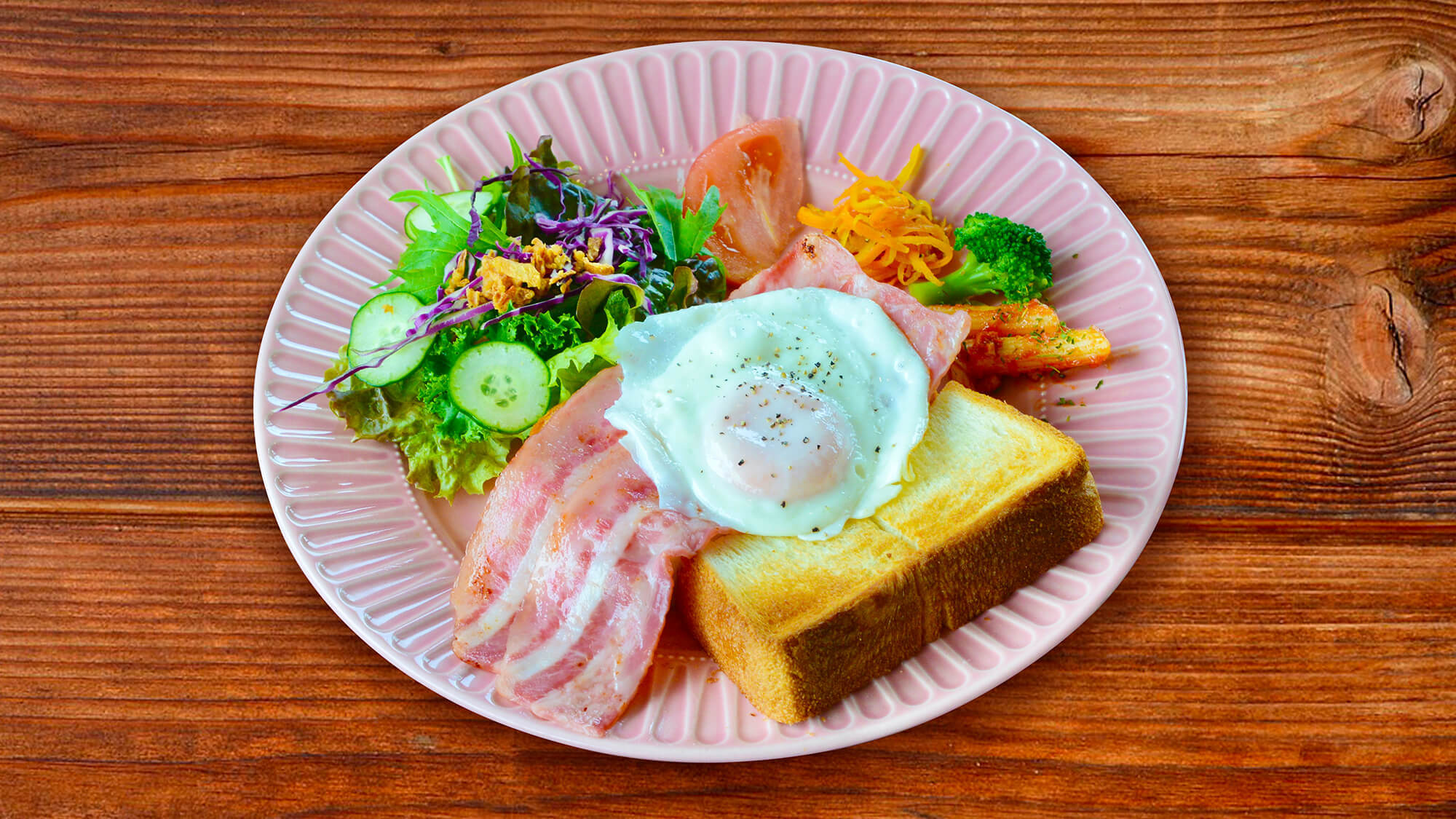 朝食メニュー【トーストプレート】