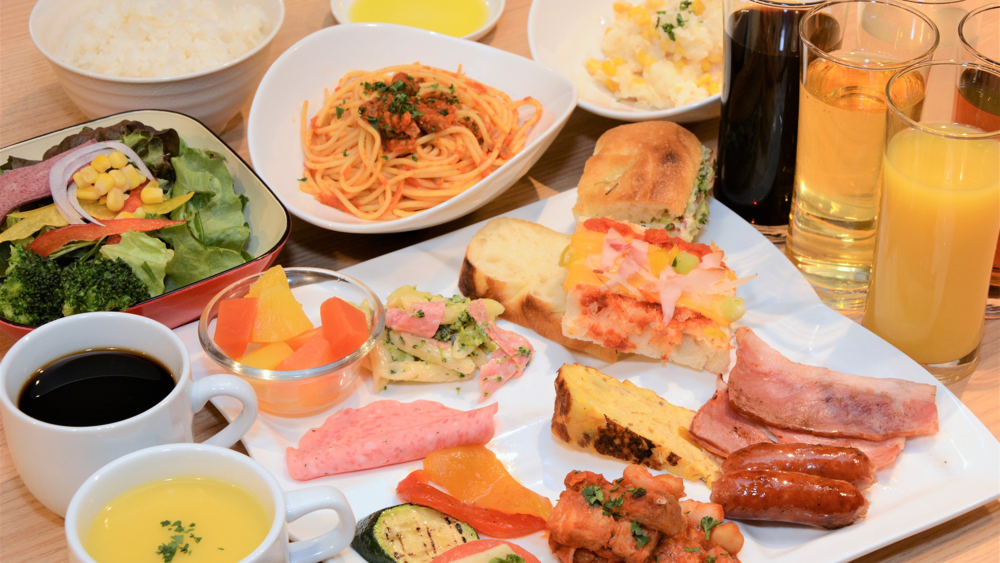 【食事】南イタリア料理専門店の朝食を