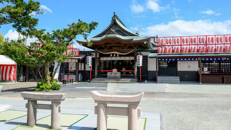 粟嶋神社のミニ鳥居