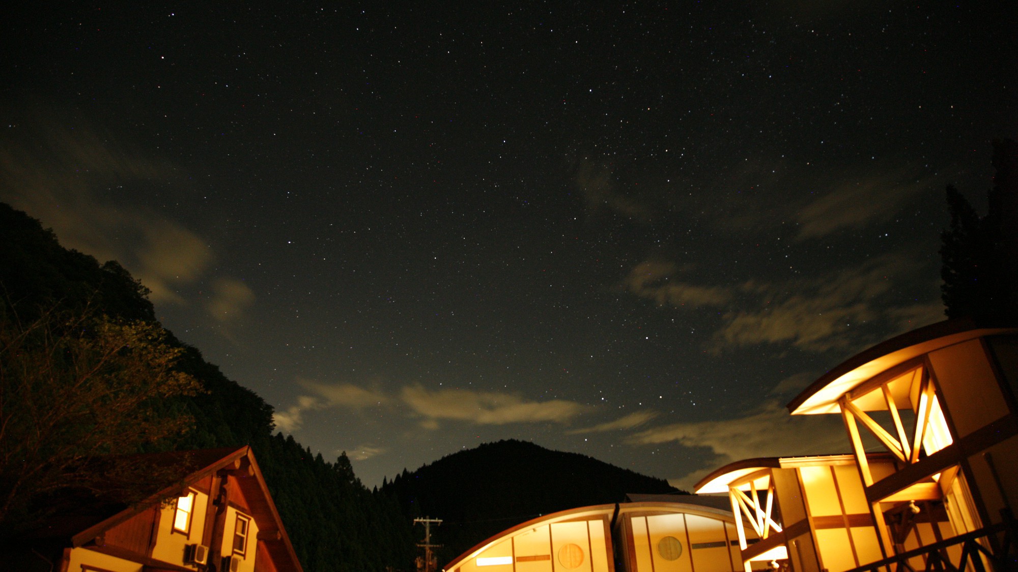 満点の星空