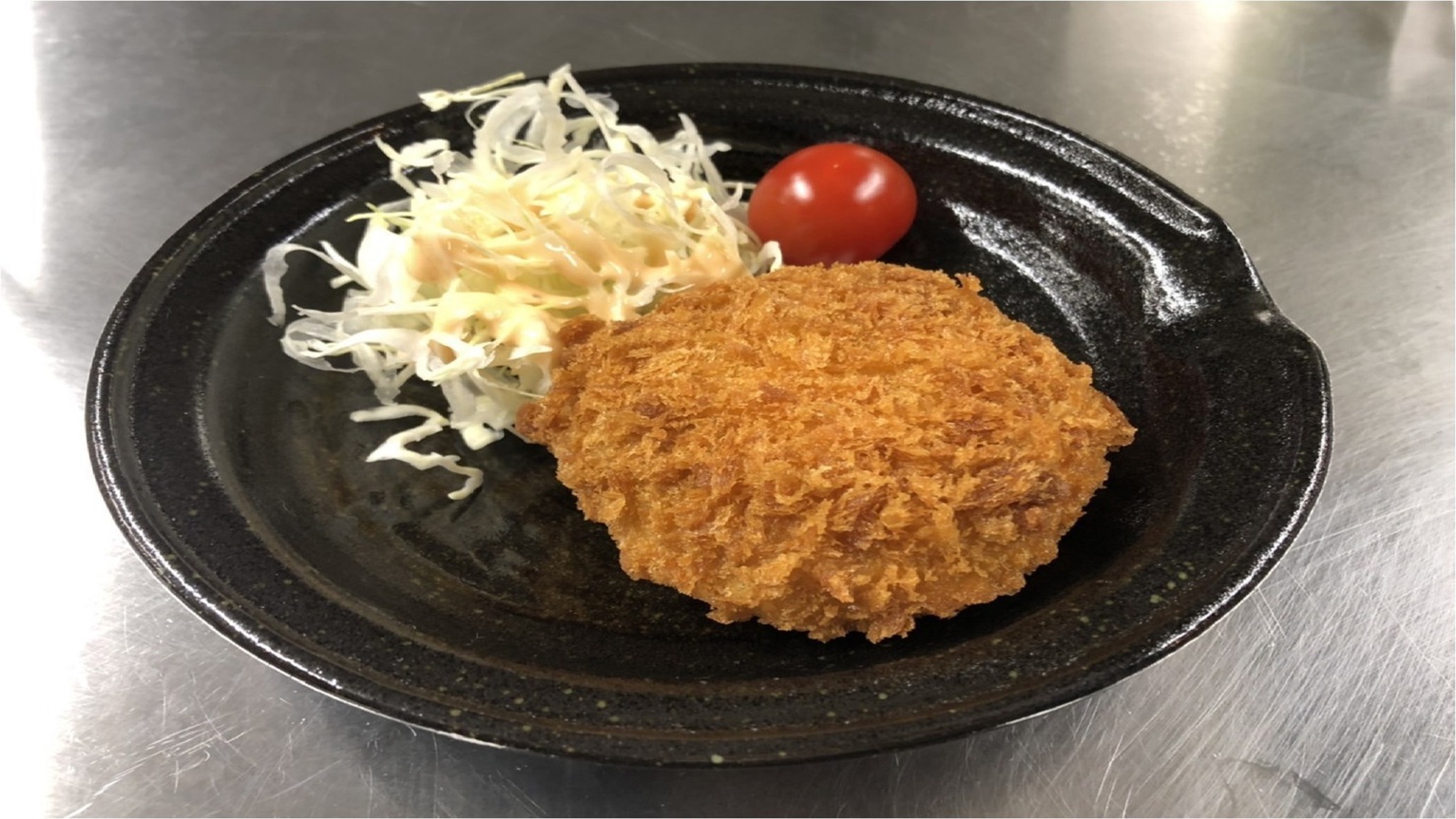 【夕食】チーズインメンチカツ