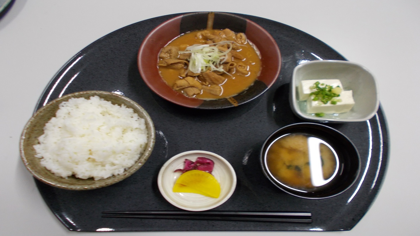 【定食メニュー】もつ煮定食