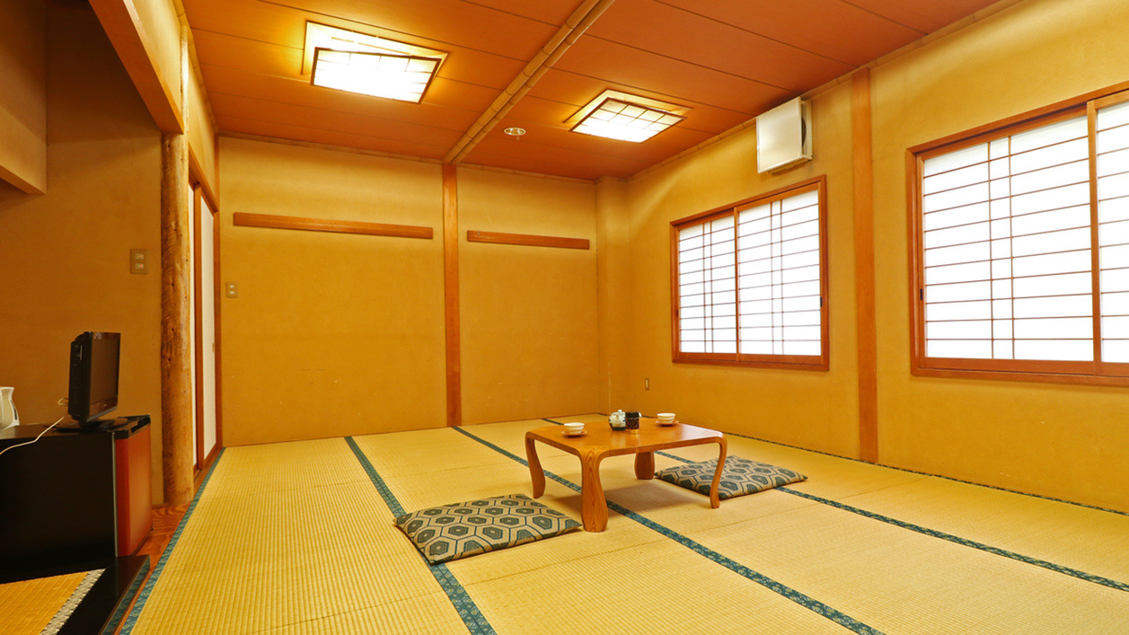 【客室一例・広々14畳】合宿や団体様でのご利用も歓迎致します。