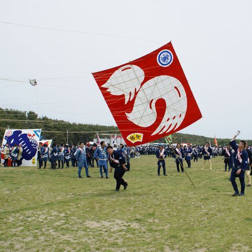 浜松祭り凧揚げ