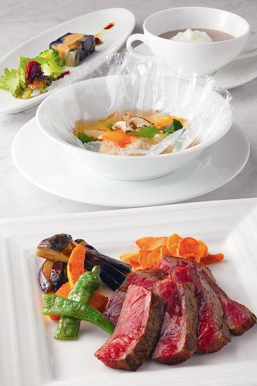 鉄板焼「ときわ」メニュー一例