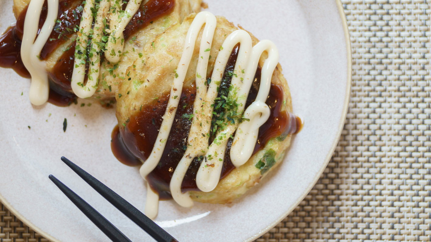 大阪名物たこ焼き！で一日の活力を♪