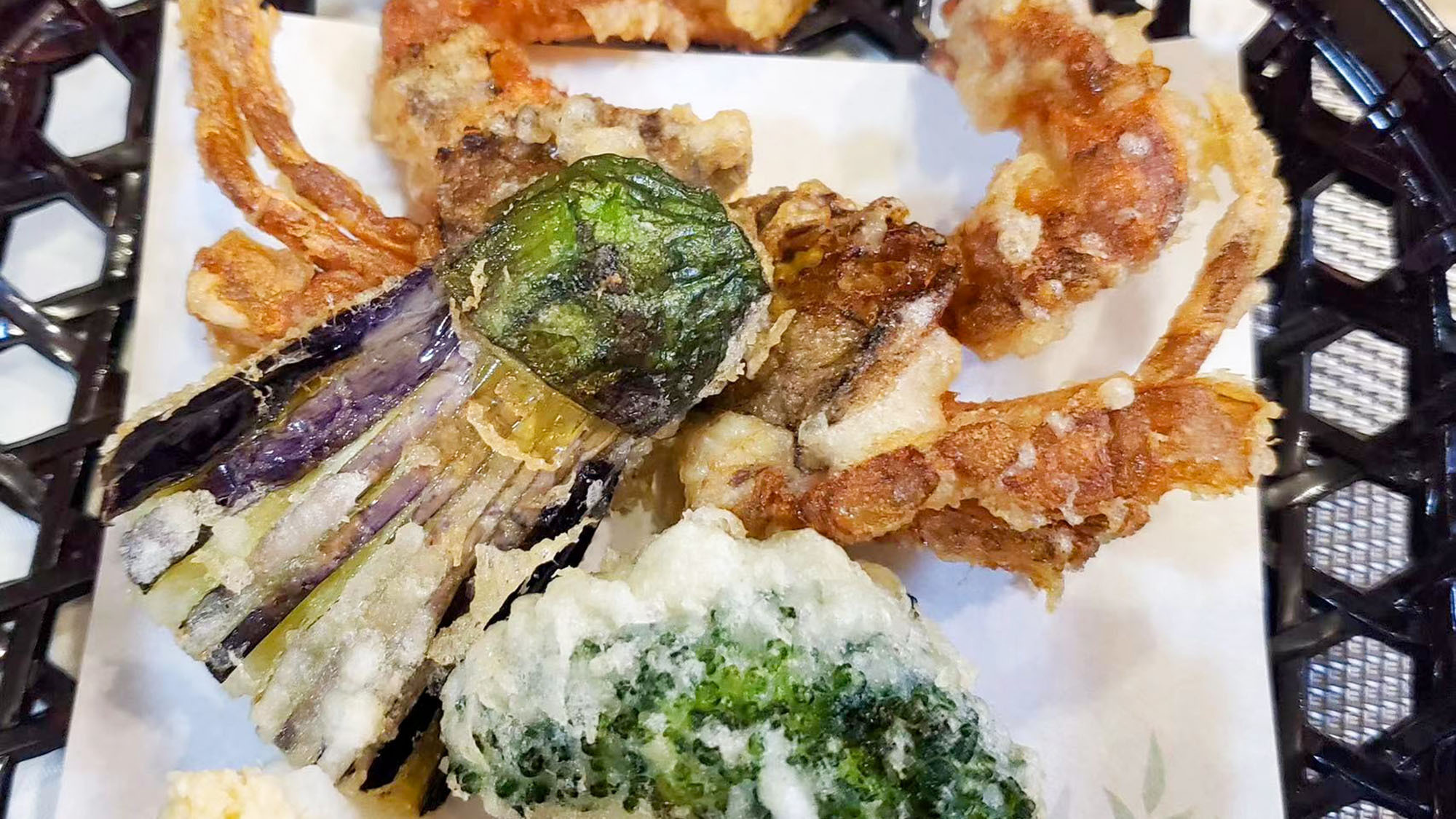 ・【夕食一例】天ぷらの盛り合わせ