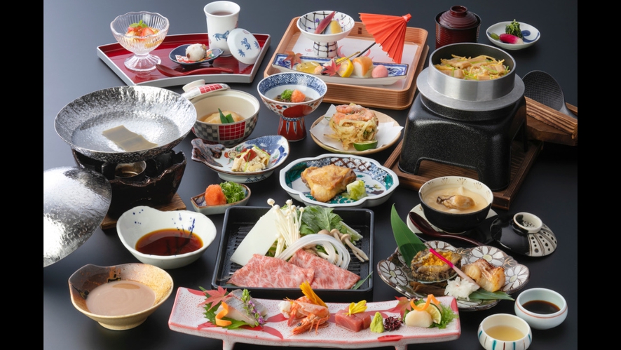 【夕食】季節の和会席