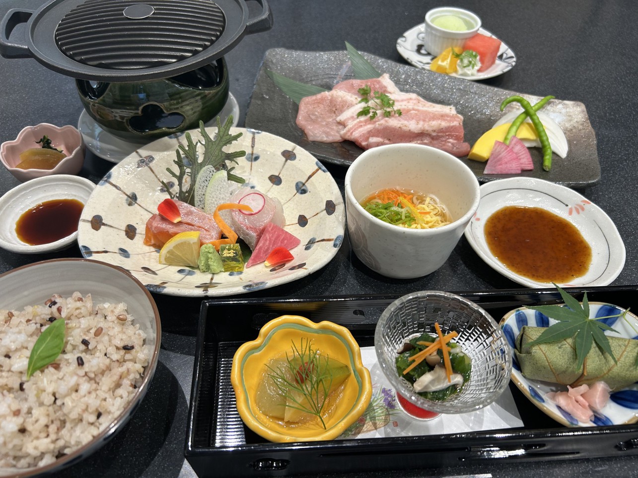 【期間限定】〈三笠御膳〉メインは大和ポークの鉄板焼き！1泊2食付プラン【自家源泉大浴場完備】