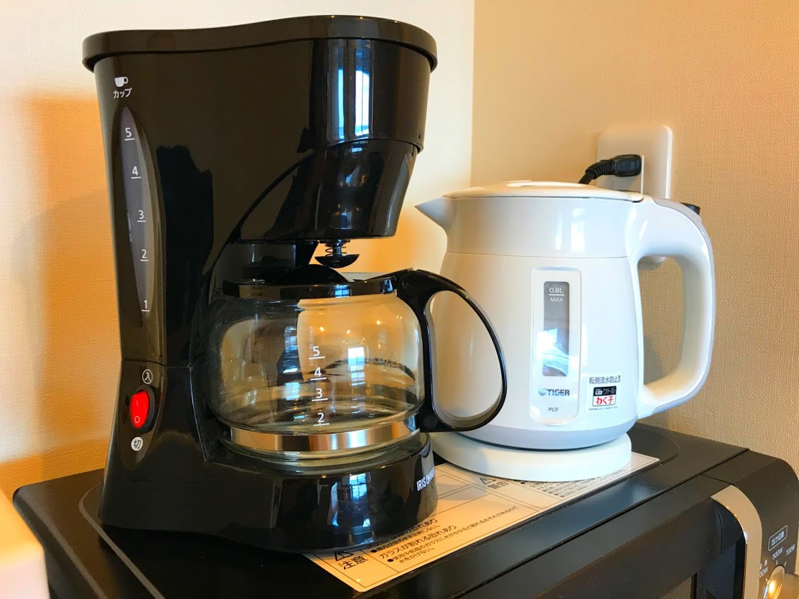 コーヒーメ-カー・電気湯沸かしポット例