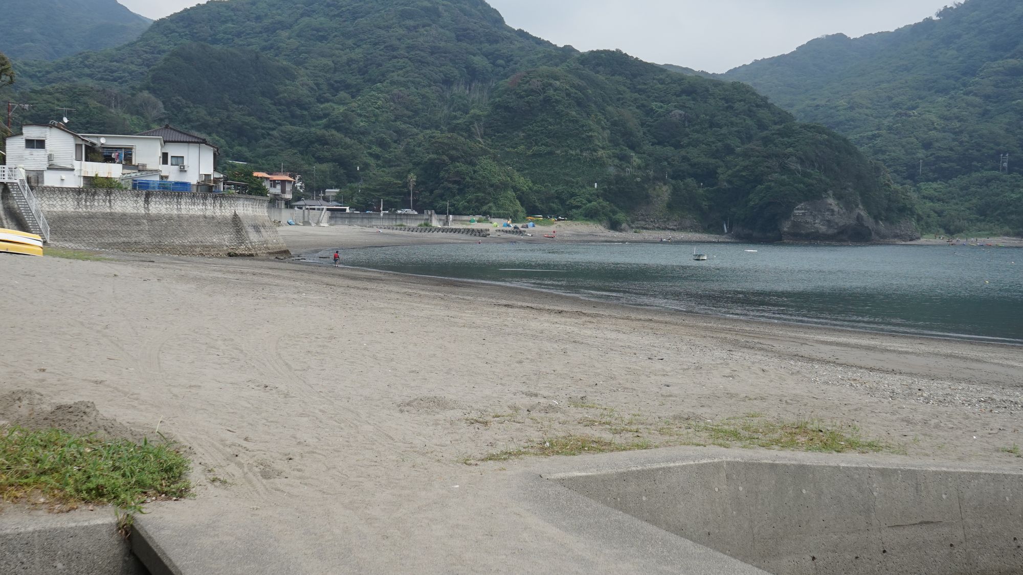 子浦海水浴場の砂浜
