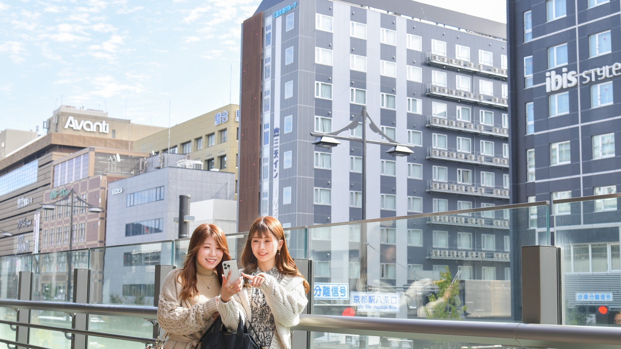 京都駅目の前、旅の拠点に♪（最寄りの出口は新幹線中央口）