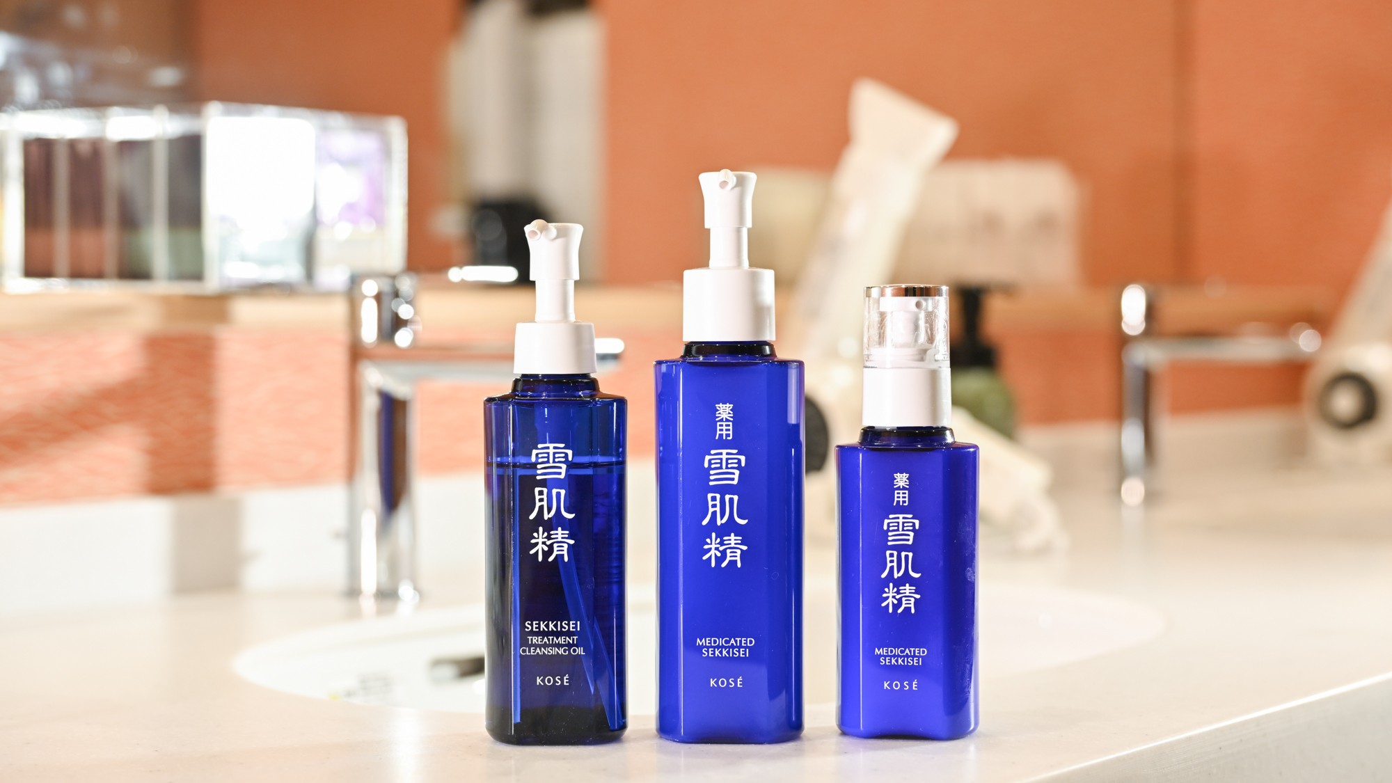 女性大浴場 洗面台アメニティ