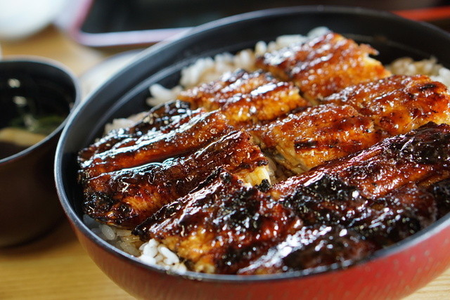 魚勝の特上うな丼