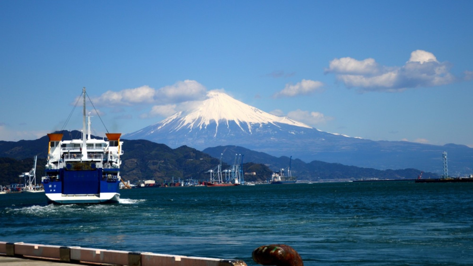 【駿河湾フェリー】「土肥港」までクルージングも可能！ワンちゃんもご乗船可能です。（一例）