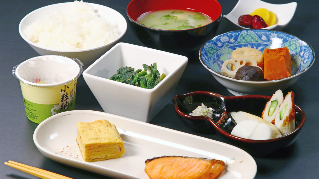 朝食一例宿の朝ごはん