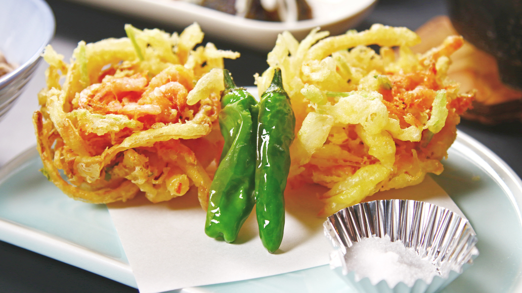 おまかせ駿河定食一例さくらえびのかき揚げ