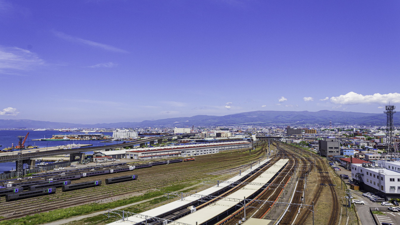 【高層階確約】海側高層階確約プラン(朝食つき)函館駅や函館湾の眺望を一望♪