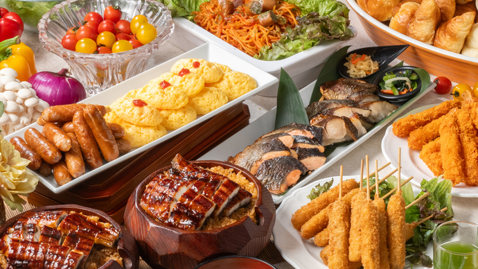 【朝食付き】地産地消食材を使った約40種類以上の贅沢ビュッフェ