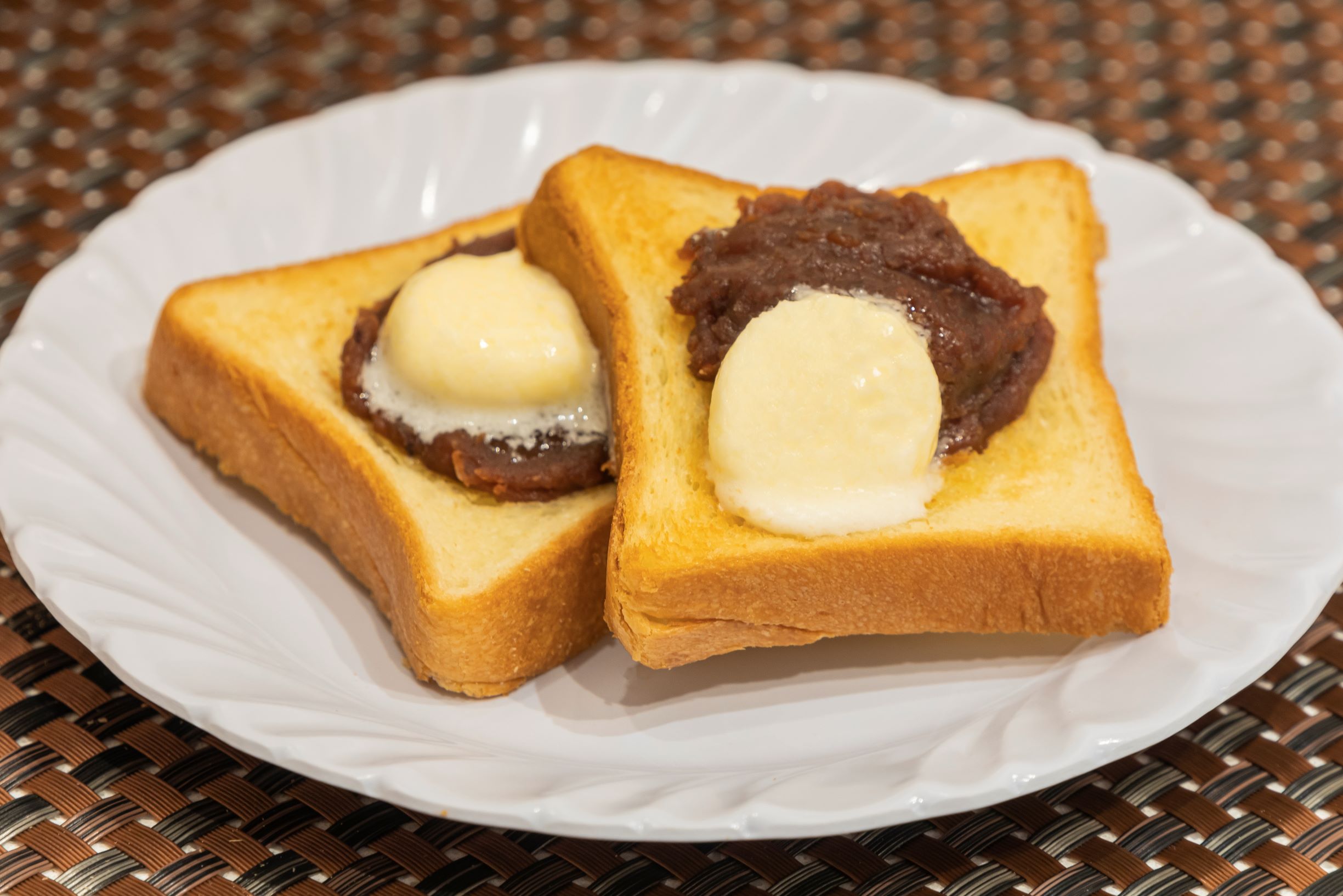 朝食バイキング・小倉トースト※イメージ