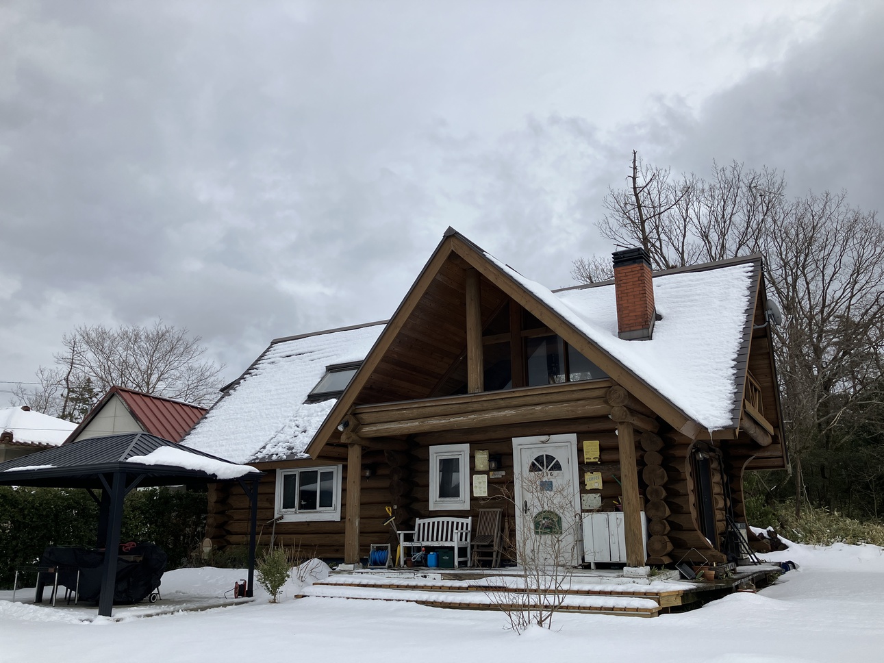 コテージデジャヴ雪景色