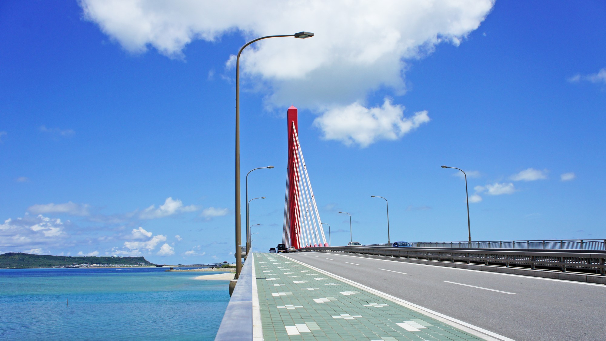 海中道路 15km  車で約32分