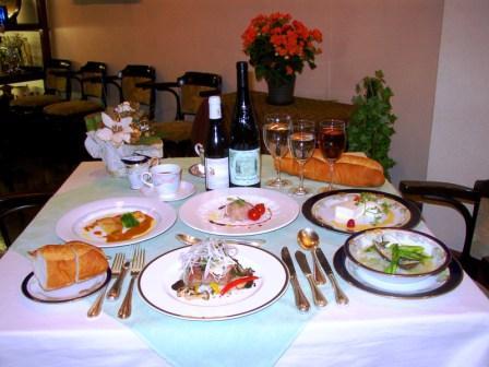 旬を生かしたデイナー