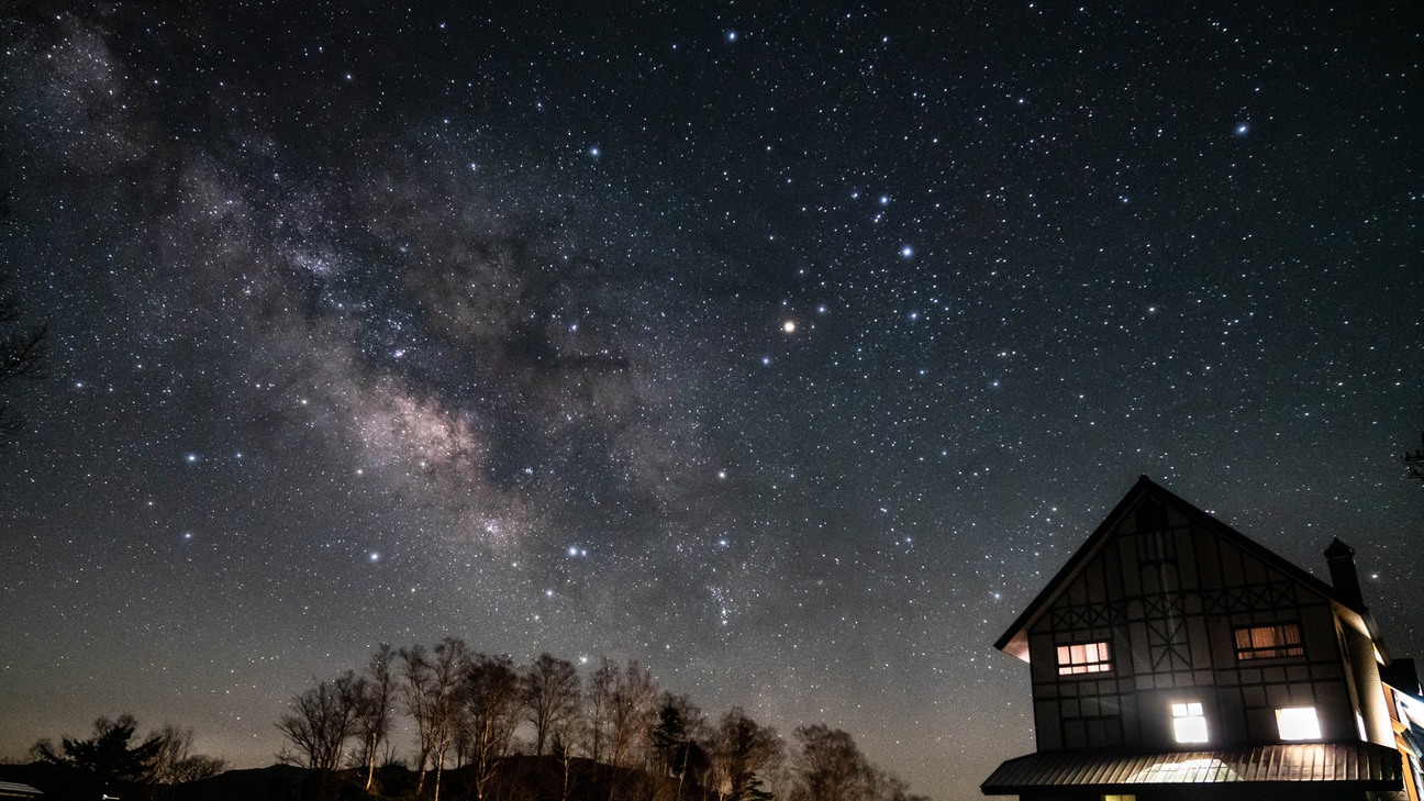 *景観/天の川をいつでも見ることができる聖地として有名なしらびそ高原で星空観察を！