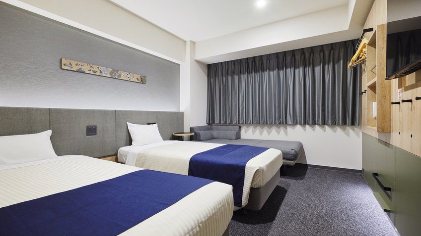 デラックスツイン（ソファベッド付）