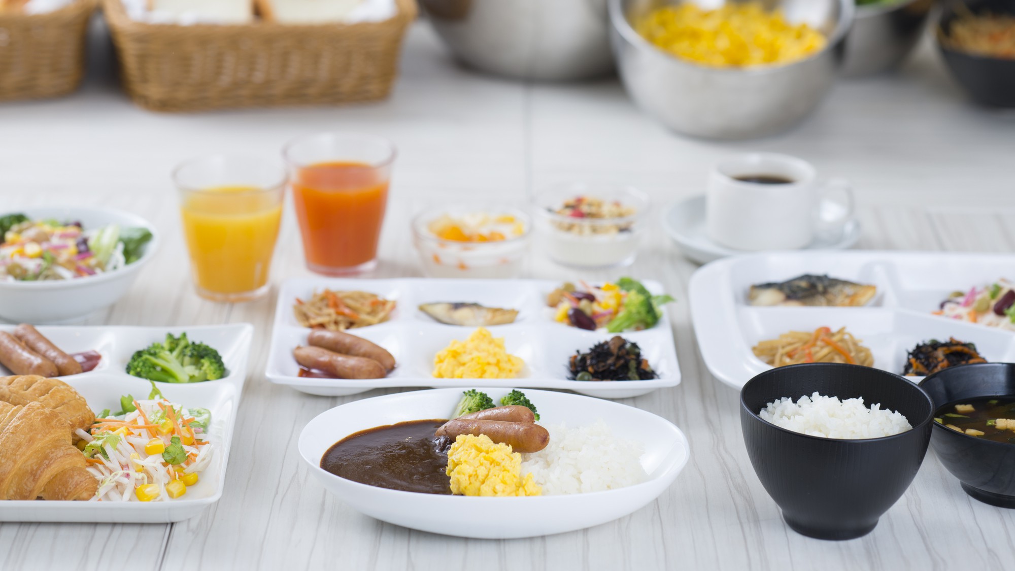 無料朝食サービス(イメージ)