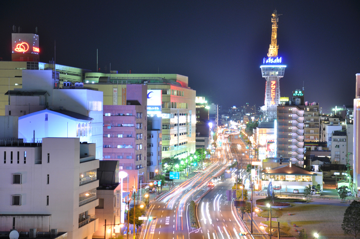 別府市内からの夜景