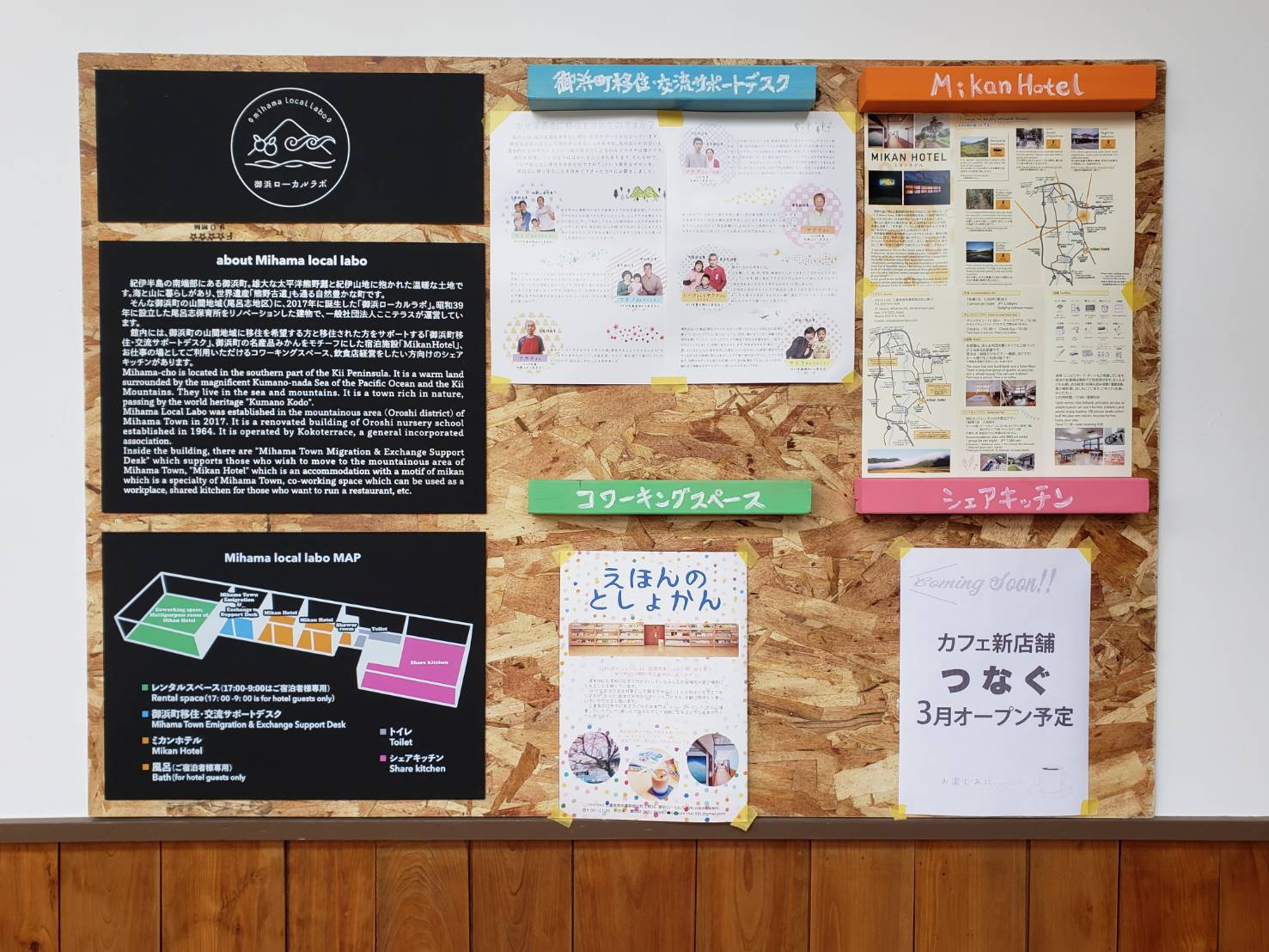 館内案内板