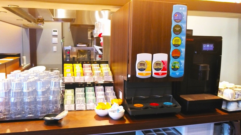 朝食ビュッフェドリンクバー