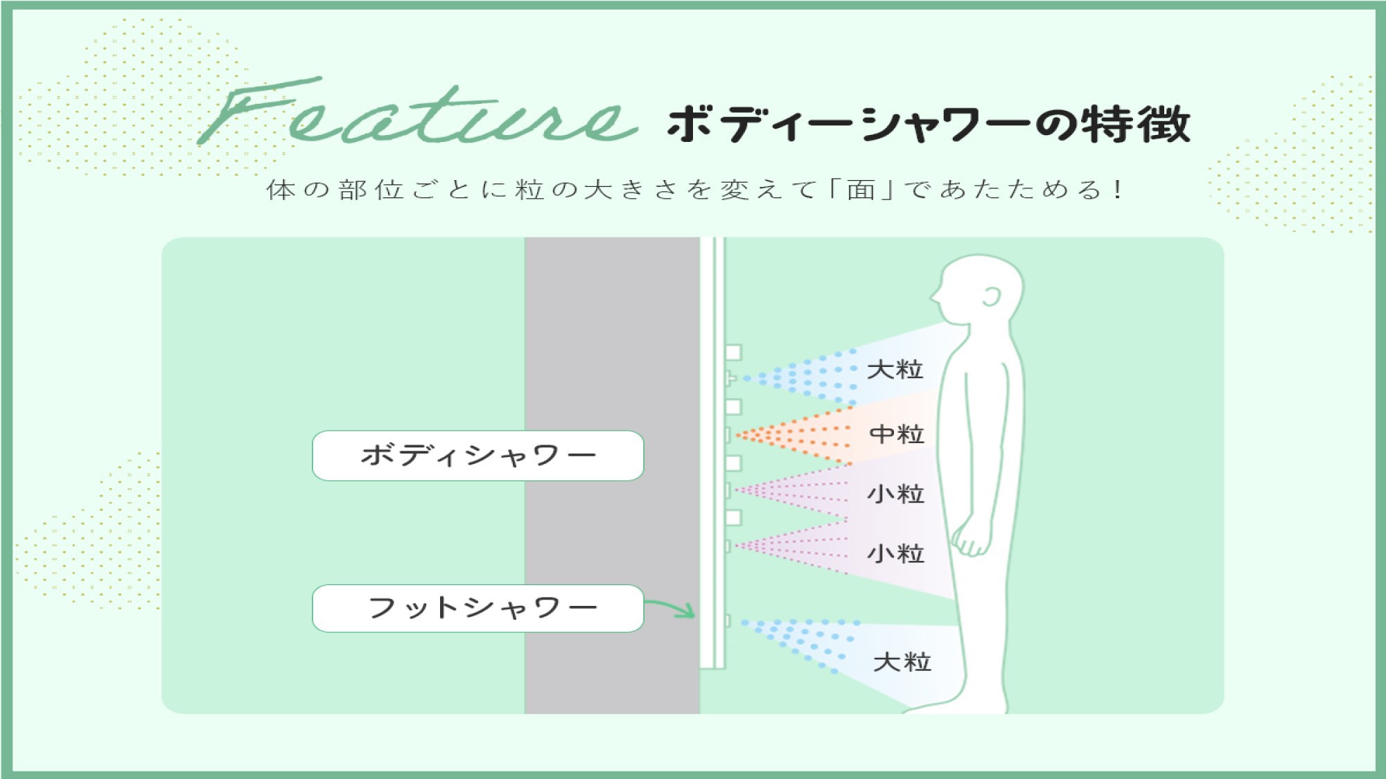 多機能シャワー②