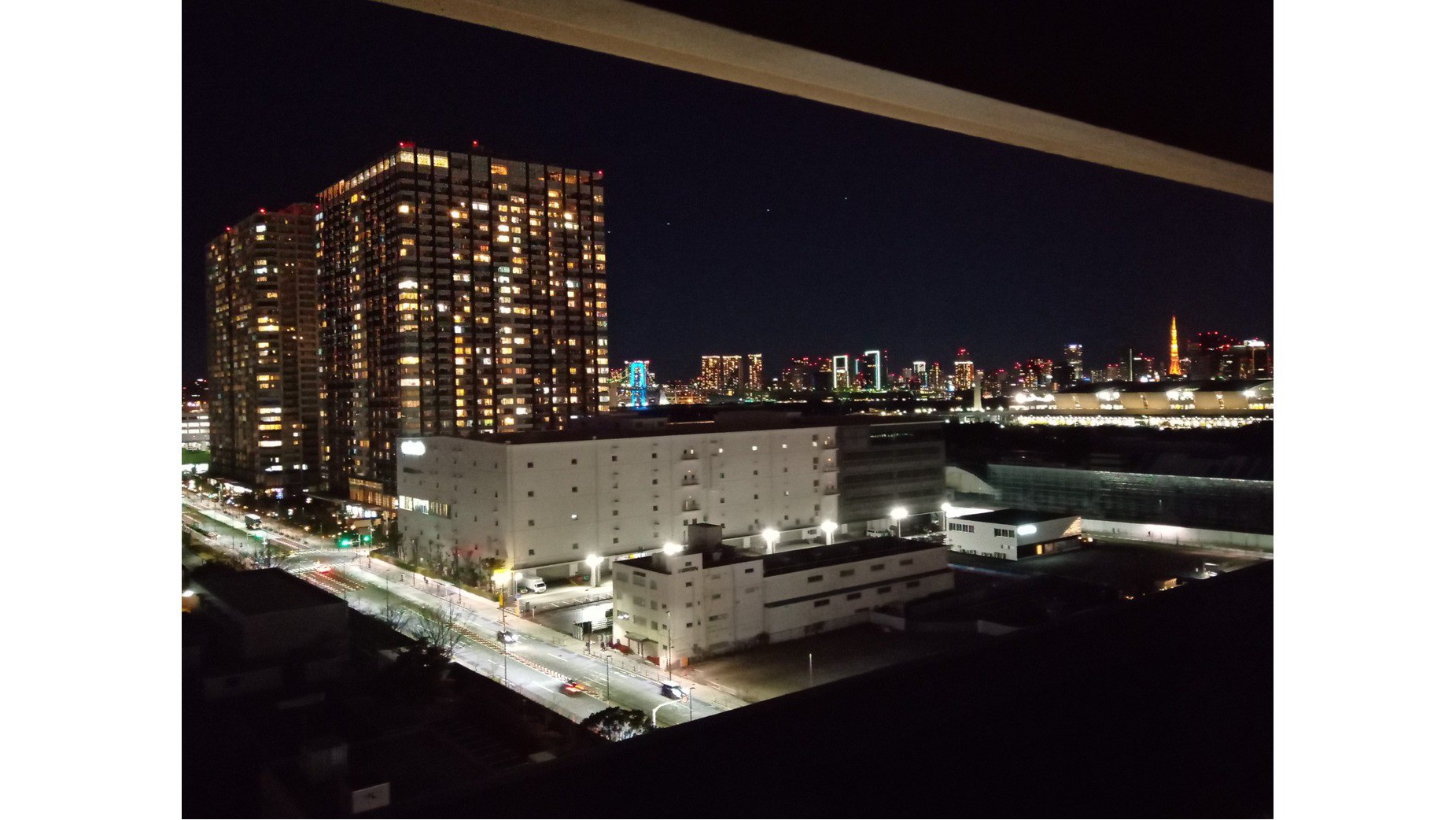 和洋室からの夜景。都内※イメージ