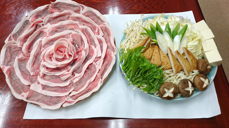 選べるお料理プラン-豚しゃぶ鍋