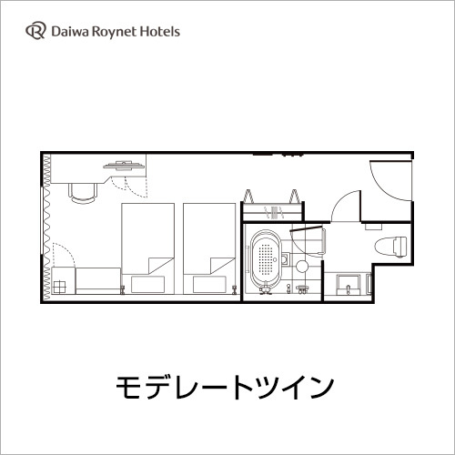 間取り図：モデレートツイン