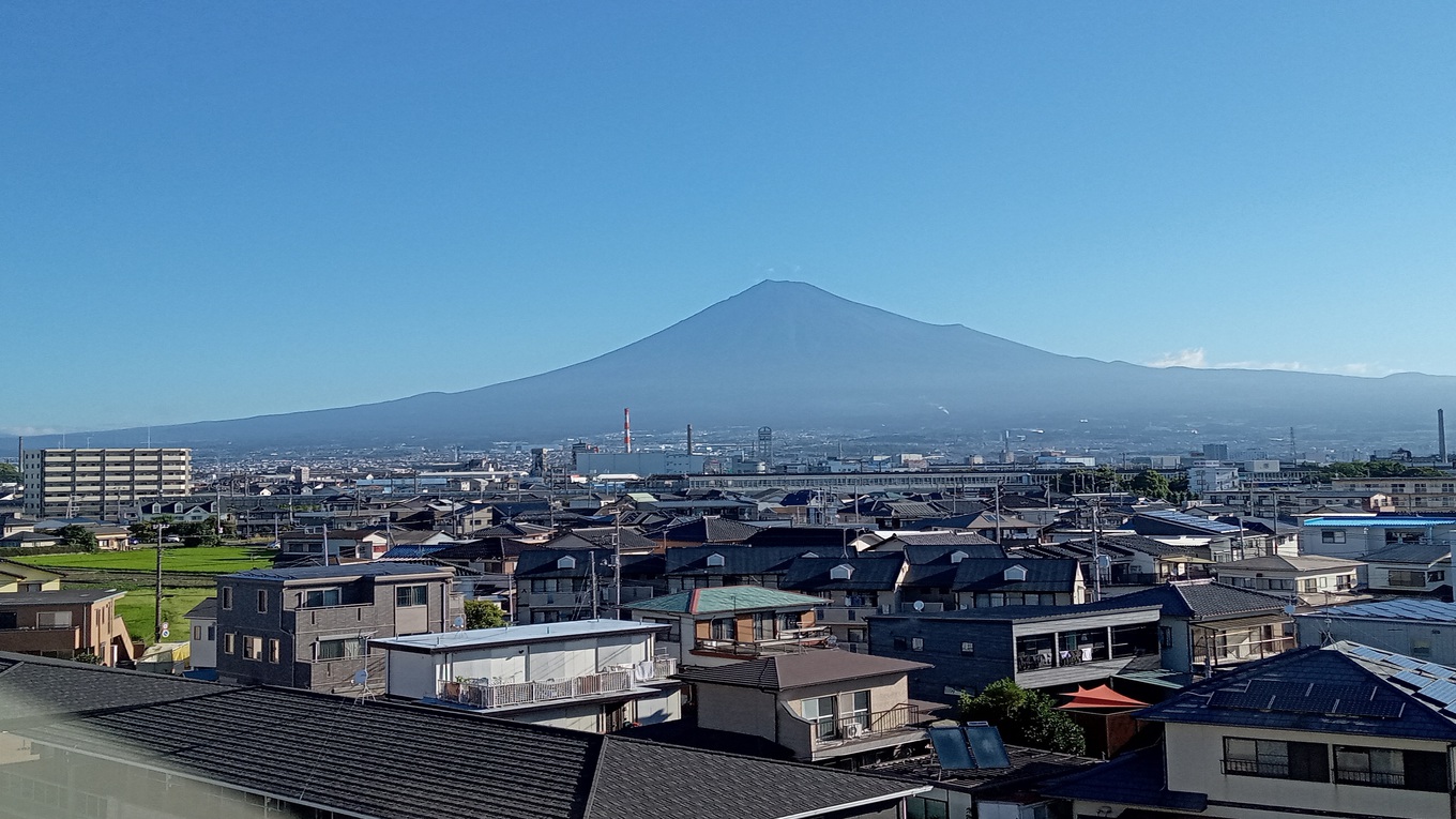 客室からの富士山です♪