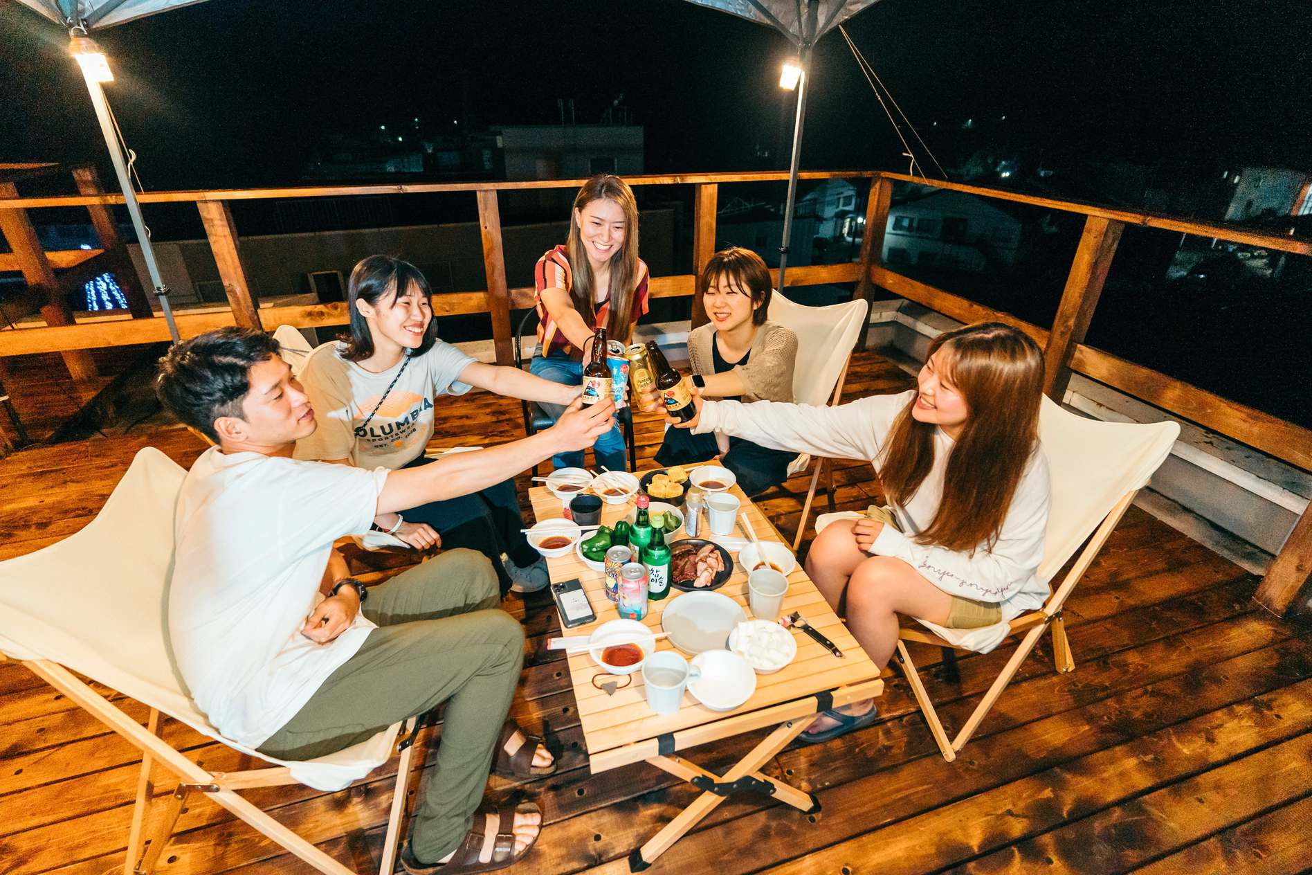 屋上BBQ