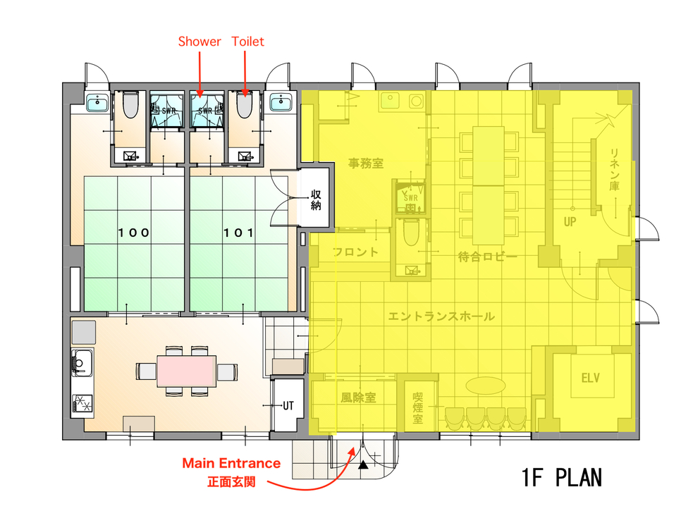 １階間取り図