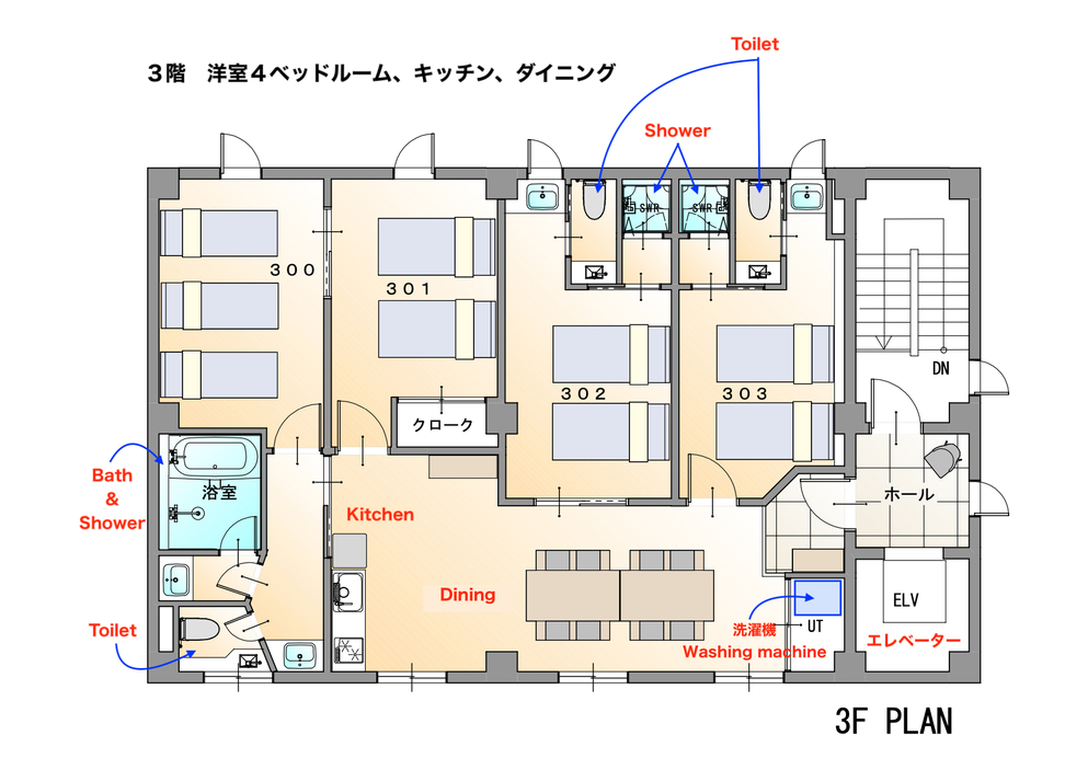 ３階間取り図