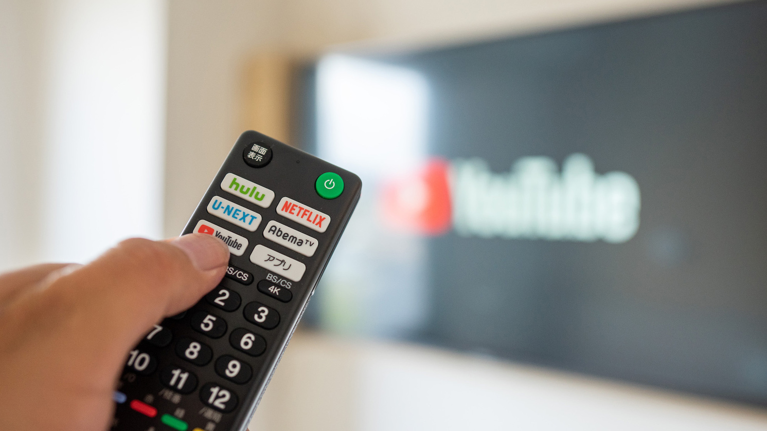 49型テレビで大迫力の視聴♪
