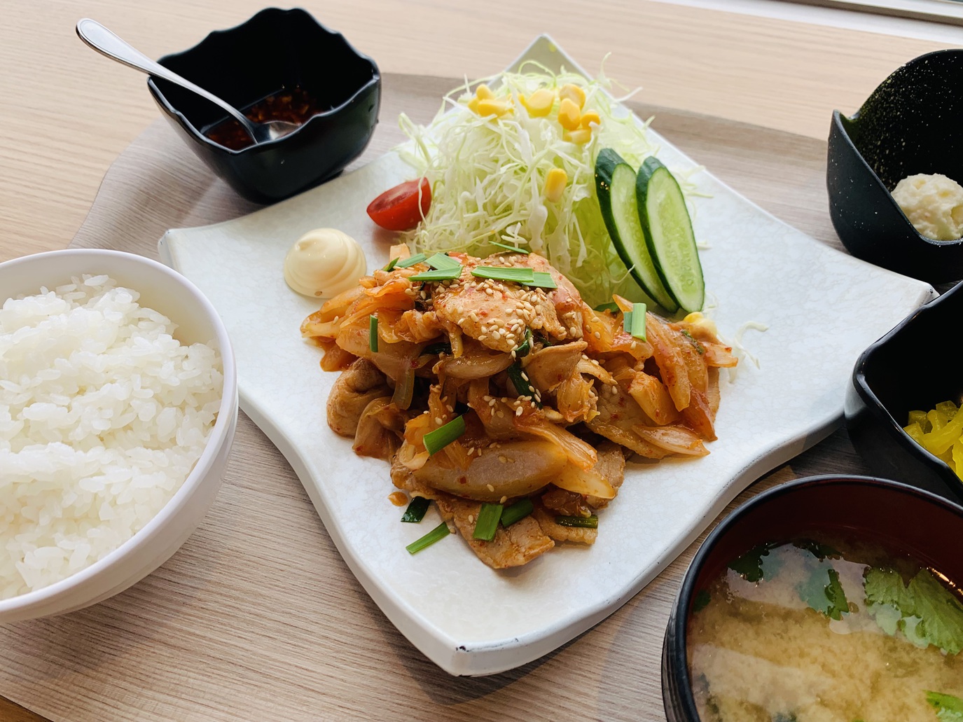 豚キムチ定食