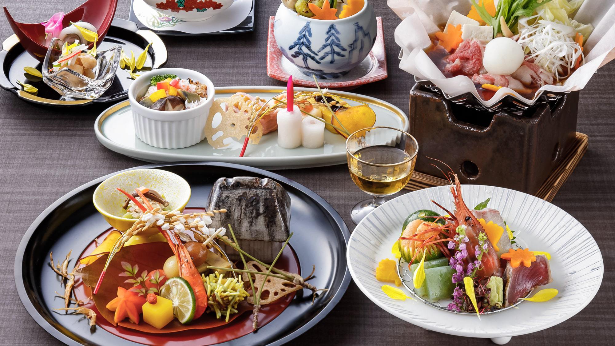 和食【和処よしの】／吟味した確かな食材。「四季」を感じる日本料理をお楽しみください