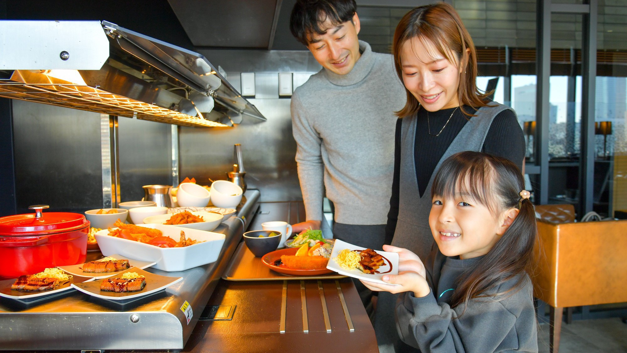 朝食カウンター（イメージ）