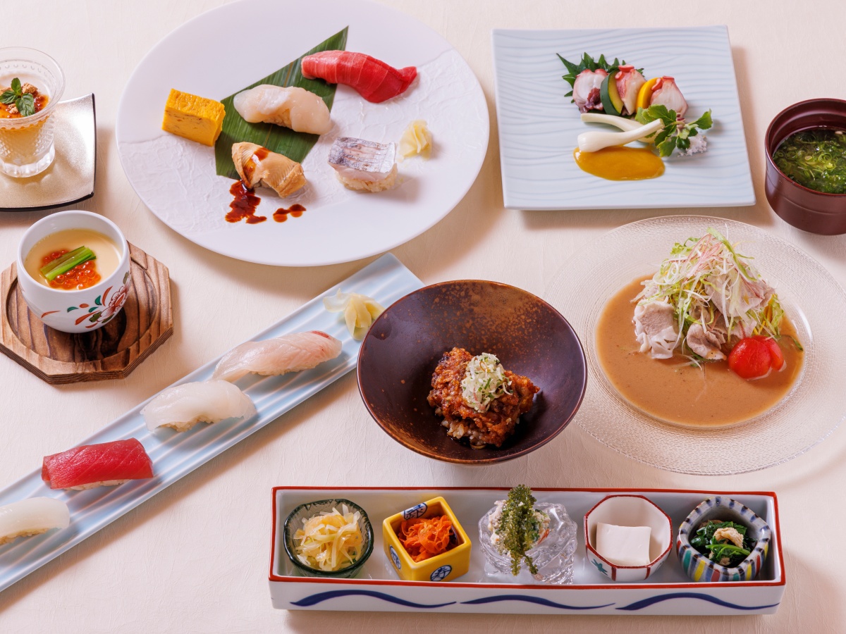 夏メニュー寿司会席ほし