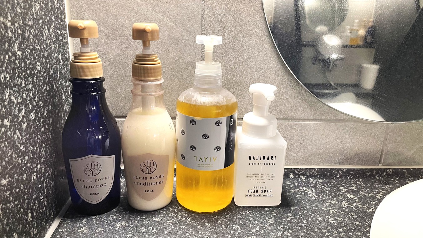 男性大浴場シャンプー類