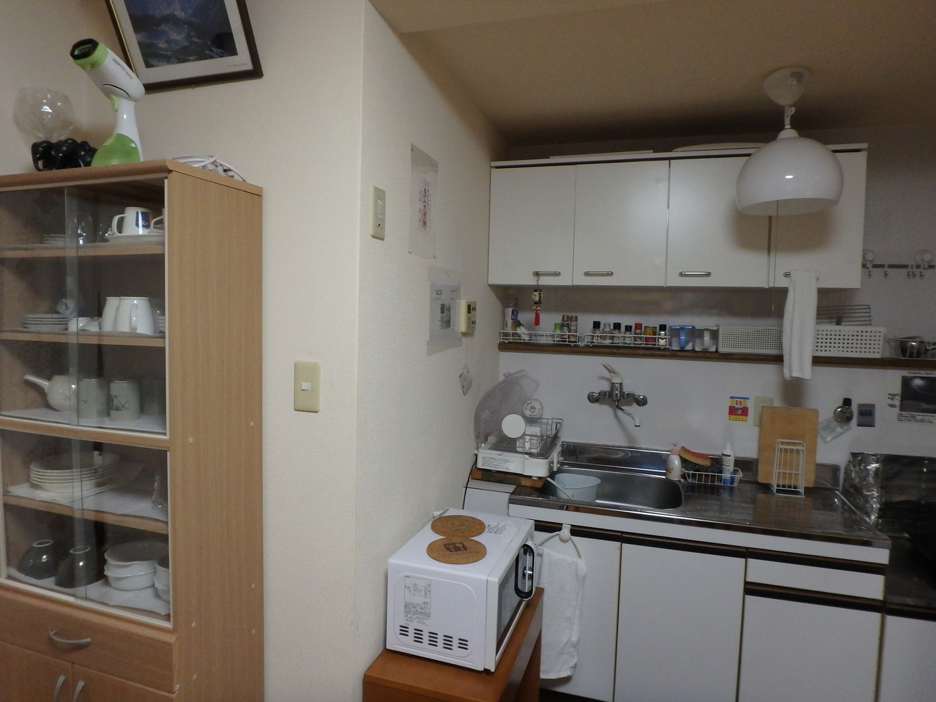 京の宿西大路客室の台所です。